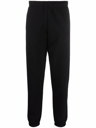 Elasticated-Waist Cotton-Blend Track Pants