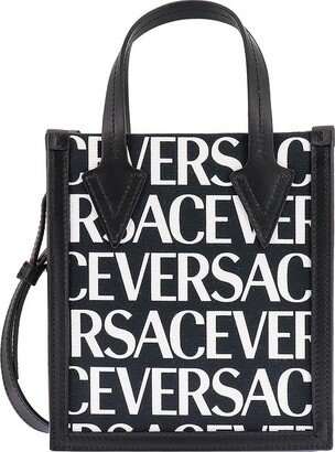 Allover Logo Printed Tote Bag-AA