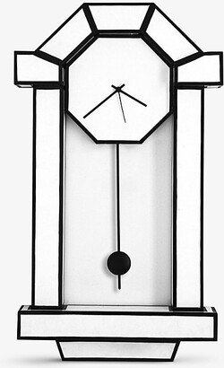 Cut 'N' Paste Contrast-trim Recycled-cardboard Clock 71cm