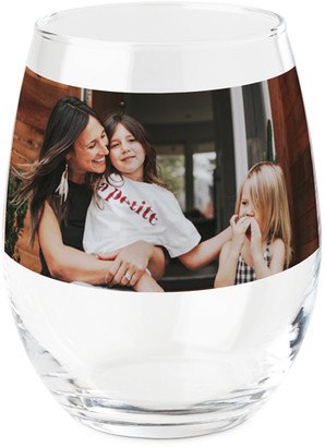 Stemless Wine Glasses: Wine For Mama Printed Wine Glass, Printed Wine, Set Of 1, Pink