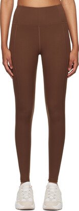 Brown Compressive Leggings