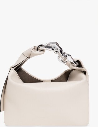 ‘Chain Hobo Small’ Shoulder Bag - Grey