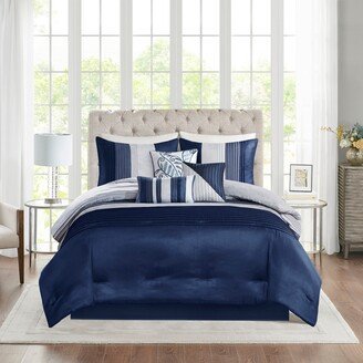 Amador Navy Comforter Set