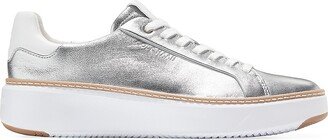 GrandPro Topspin 25MM Metallic Leather Low-Top Sneakers