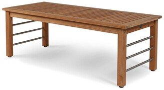 Curated Maison Leon Rectangular Teak Outdoor Coffee Table