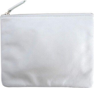 Leather Organizer Pouch (Silver) Luggage