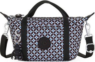 Art Compact Printed Crobody Bag Blackih Tile