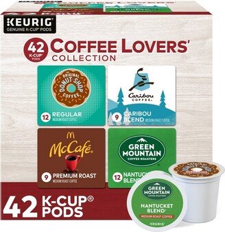 Caribou Coffee Keurig Coffee Lovers' Collection Keurig K-Cup Coffee Pods Variety Pack Medium Roast - 42ct