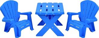 Kids Plastic Table and Chair Set Learn and Play Activity Furniture