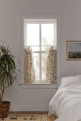 Printed Café Curtain - Set Of 2