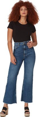 Stevie-DIS High Rise Flare Jeans DIM Sky 30