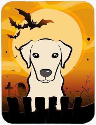 BB1780LCB Halloween Yellow Labrador Glass Cutting Board