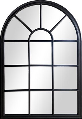 IGEMAN 36 in * 52 in Wall Hanging Mirror, Transitional Style, Handcrafted from the Combination of Durable Wood and Flat Mirror