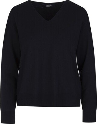 'S Max Mara V-Neck Long-Sleeved Sweater