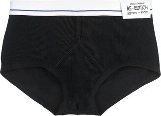 Re-Edition Stripe Detailed Briefs