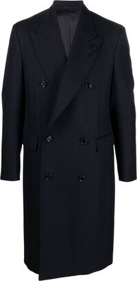 Double-Breasted Peak-Lapels Coat