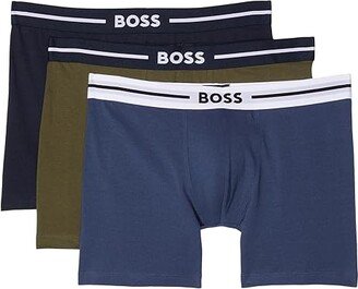 Boxer Brief 3-Pack Bold (Khaki Green/Dusty Blue/Navy Blue) Men's Underwear