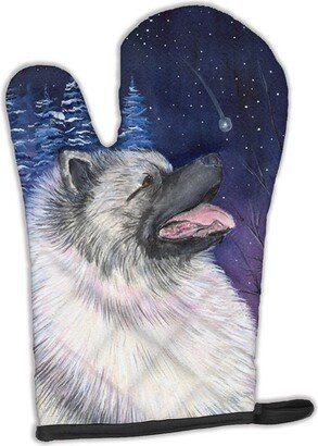 Starry Night Keeshond Oven Mitt