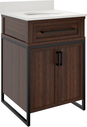 Avenue Greene Jolene 24-inch Industrial Bathroom Vanity