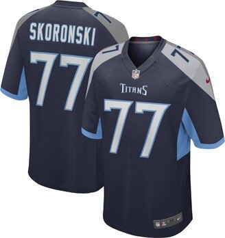 Men's Peter Skoronski Navy Tennessee Titans 2023 Nfl Draft First Round Pick Game Jersey