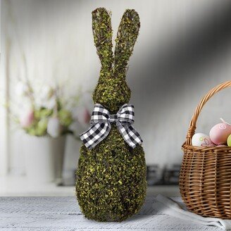 Mossed Twig Bunny With Ribbon 21