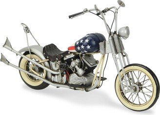 Multicolor Metal All American Motorcycle Model