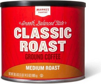 Classic Roast Medium Roast Ground Coffee - - Market Pantry™