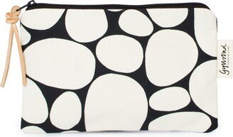 Gyllstad Stenar White Black Makeup Purse