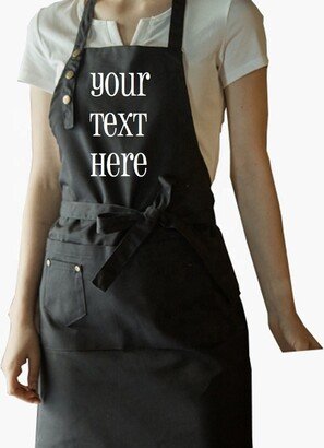 Personalized Apron, Aprons For Men Women, Teacher Gift, Mother's Day Chef Gift