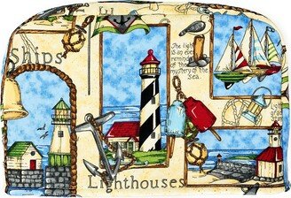 2 Slice Lighthouse Nautical Gift For Fisherman Beach House Reversible Kitchen Toaster Appliance Dust Cover Cozy She Who Sews Made in The Usa