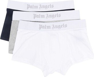 Three-Pack Logo-Print Boxers