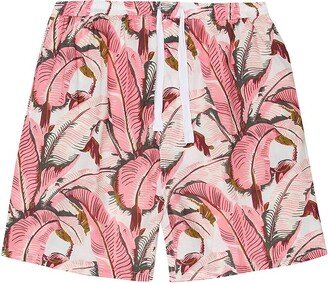 Martinique Banana Leaf Sleep Shorts-AD