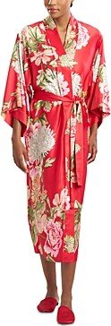 Floral Satin Robe