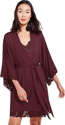 Naya - The Mademoiselle Kimono Robe (Mulberry) Women's Pajama