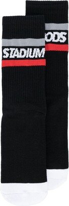 STADIUM GOODS® striped-logo Stripe crew socks