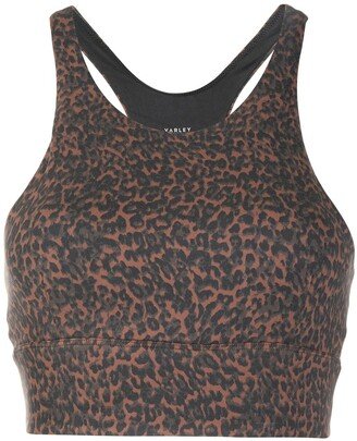 Harris leopard print sports bra