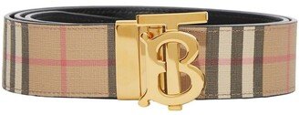 Logo-Plaque Buckle-Fastening Belt-AA