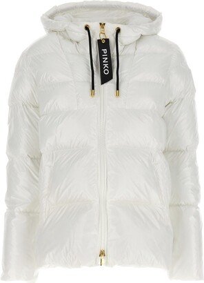 High Shine Hooded Puffer Jacket-AC