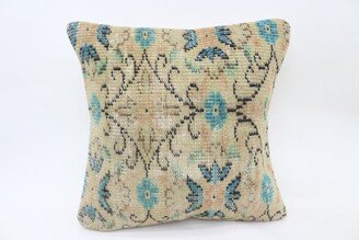 Antique Pillows, Throw Pillow Covers, Turkish Pillow, Beige Cushion Case, Rug Cover, Meditation 6677