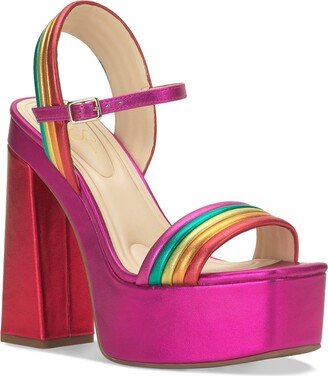 Women's Bautista Ankle-Strap Slingback Platform Sandals