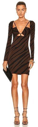 ET OCHS Aida Mini Dress in Brown