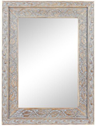 Peyton Lane Brown Vintage Wood Wall Mirror