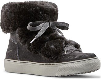 Dasha Faux Fur Trim Waterproof Bootie