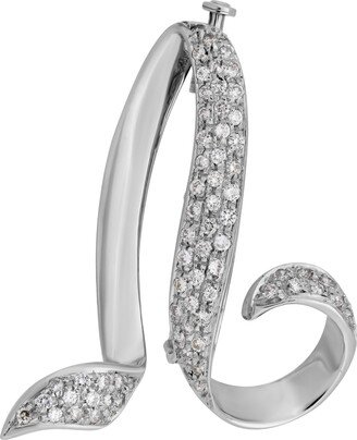 Piero Milano 18K White Gold Diamond 0.49ct. tw. Brooch PIDI-109204-323