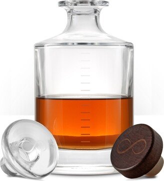 Cairn Craft Infinity Bottle Glass Decanter For Whiskey Presentation & Blending