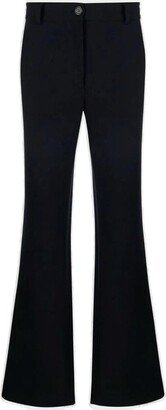 High-Waist Flared Trousers-AI