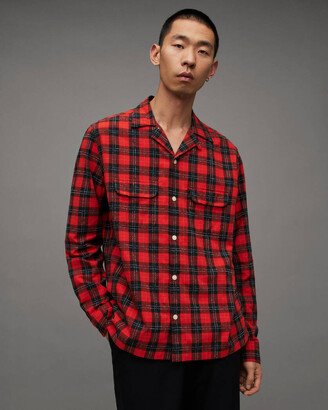 Duane Checked Long Sleeve Relaxed Shirt