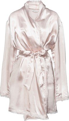 Dressing Gown Or Bathrobe Pink-AA