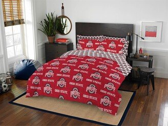 The Northwest Group, LLC Col 768 - Ohio State 7PC Rotary Full Bed-in-a-Bag