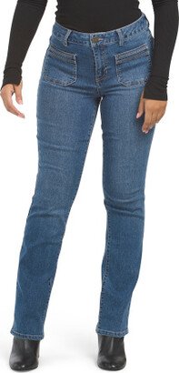 TJMAXX High Waisted Skinny Bootcut Jeans With Patch Pockets For Women